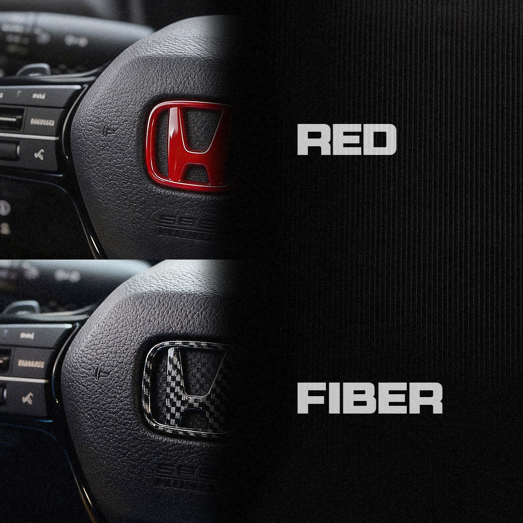 Black Steering Wheel Emblem Cover