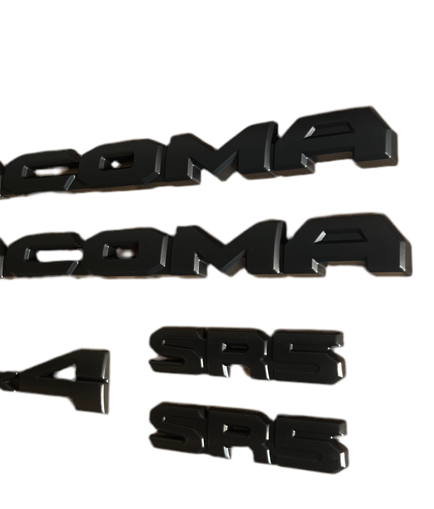 Black Emblem Overlays for Tacoma (2024-2026)