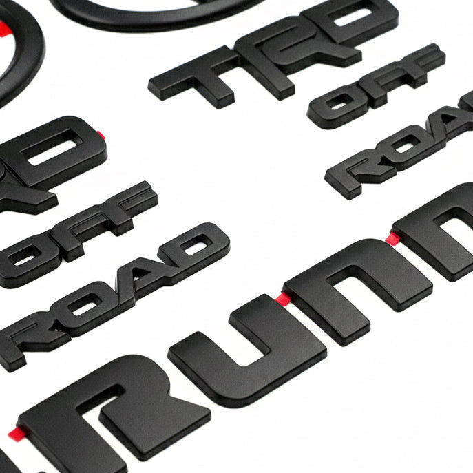Black Emblem Overlays for 4Runner TRD Off-Road (2014-2024)