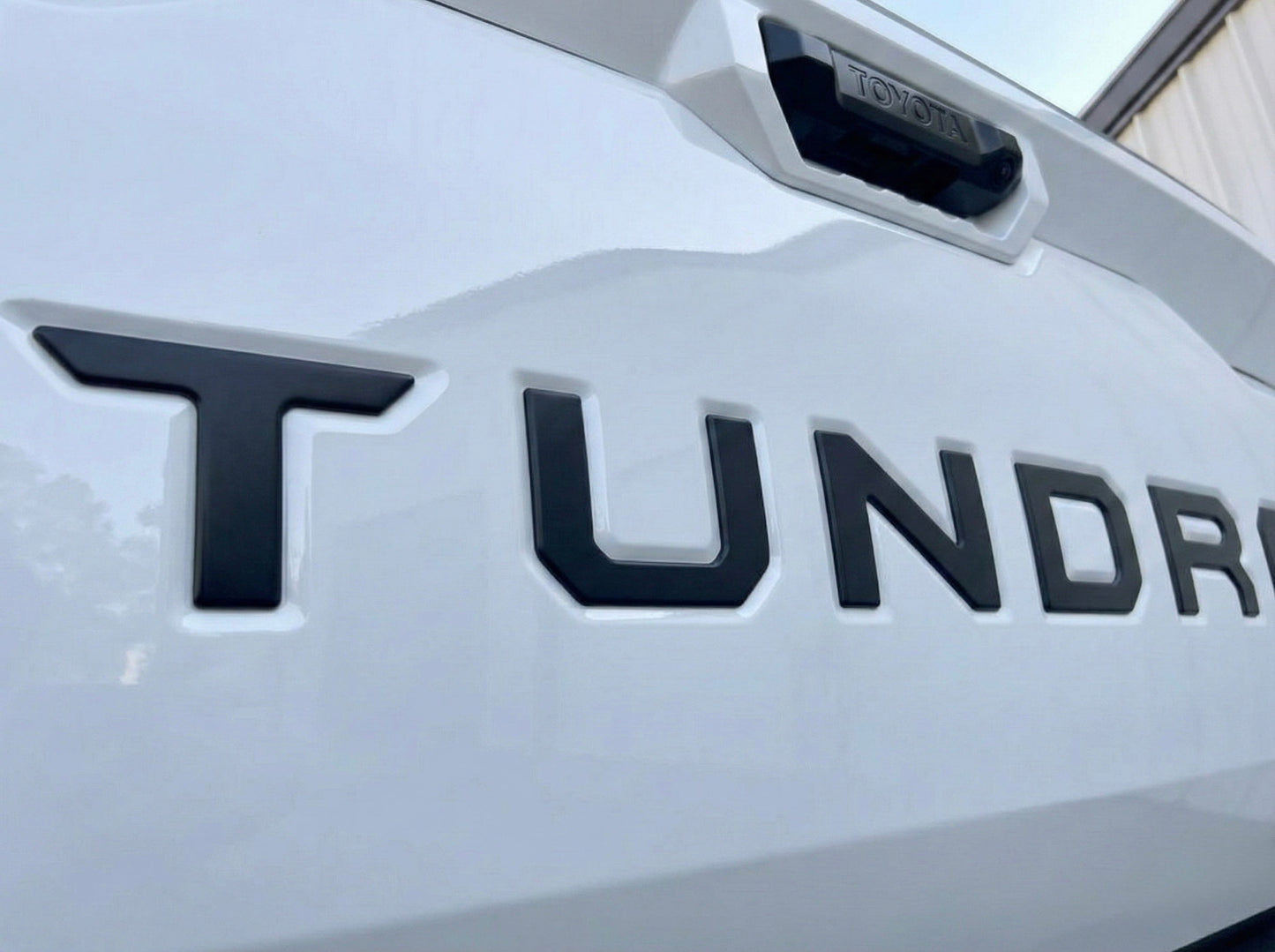 Tailgate Insert Letters for Tundra 2022-2024 – Matte Black