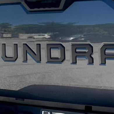 Tailgate Insert Letters for Tundra 2022-2024 – Matte Black