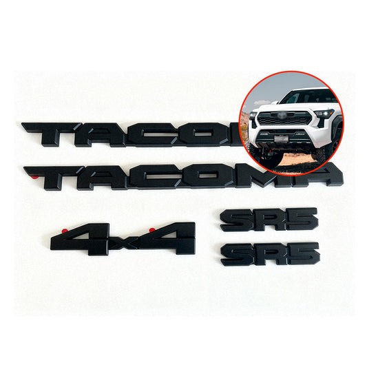 Black Emblem Overlays for Tacoma (2024-2026)