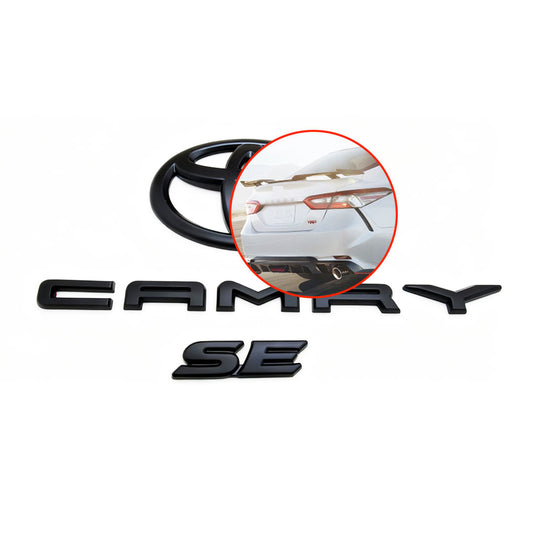 Black Emblem Overlays Kit for Camry SE (2018-2024)