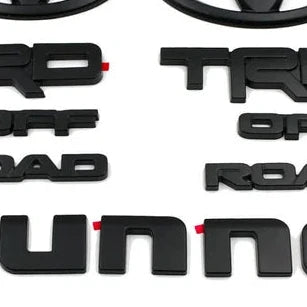 Black Emblem Overlays for 4Runner TRD Off-Road (2014-2024)